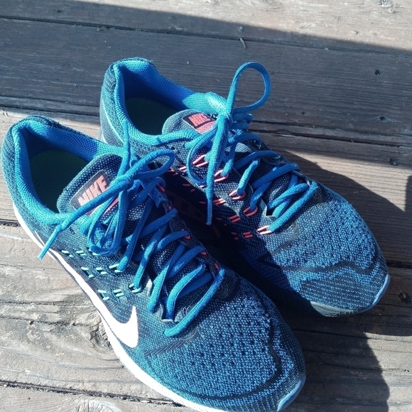 Men's Nike Zoom Structure 18 athletic shoes blue, - Picture 3 of 9